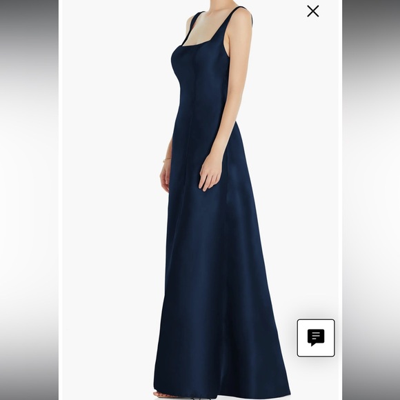 DESSY COLLECTION ALFRED SUNG SATIN DRESS GOWN FORMAL VARIOUS SIZES NWT - Picture 3 of 3